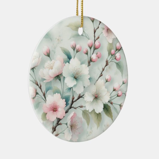Cherry Blossom Keramisch Ornament (Rechts)