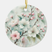 Cherry Blossom Keramisch Ornament (Voorkant)