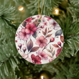 Cherry Blossom Keramisch Ornament