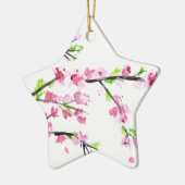 Cherry blossom keramisch ornament (Links)