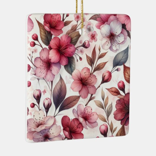 Cherry Blossom Keramisch Ornament (Rechts)