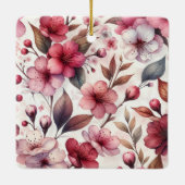 Cherry Blossom Keramisch Ornament (Achterkant)