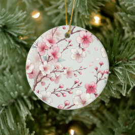 Cherry Blossom Keramisch Ornament