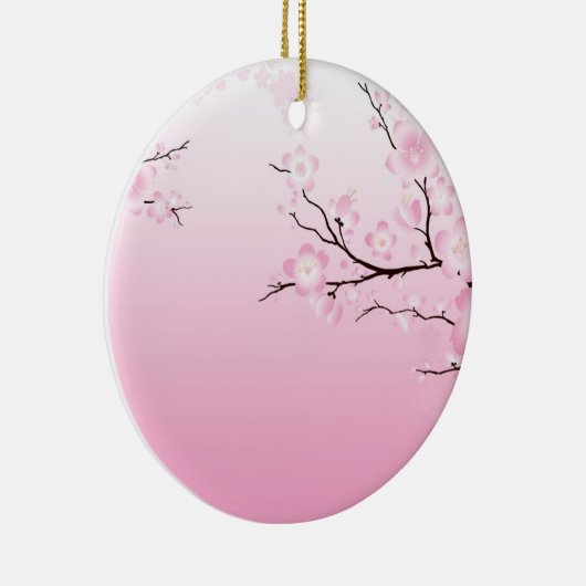 Cherry Blossom Keramisch Ornament (Rechts)