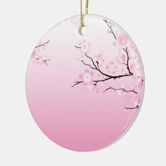 Cherry Blossom Keramisch Ornament (Links)