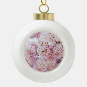 Cherry Blossom Keramische Bal Ornament (Voorkant)