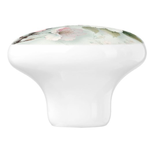 Cherry Blossom Keramische Knop (Zijkant)