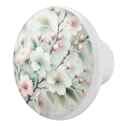 Cherry Blossom Keramische Knop (Rechts)