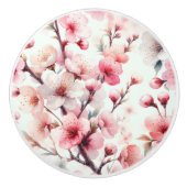 Cherry Blossom Keramische Knop (Voorkant)