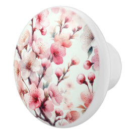 Cherry Blossom Keramische Knop