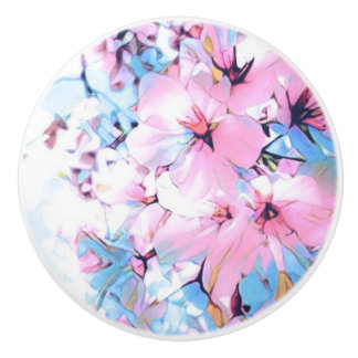 Cherry blossom keramische knop