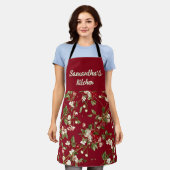 Cherry Blossom Keuken Schort (Gedragen)