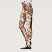 Cherry Blossom Kimono Splice Leggings -  (Links)