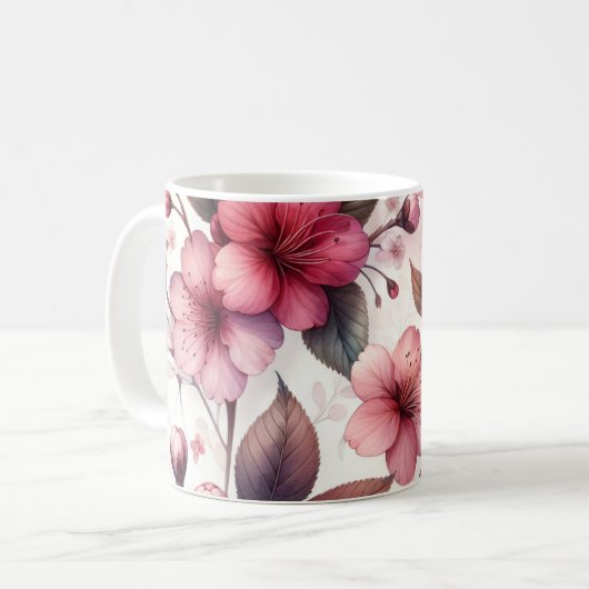Cherry Blossom Koffiemok (Voorkant links)