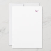 Cherry Blossom Kokeshi Doll Birthday Kaart (Achterkant)