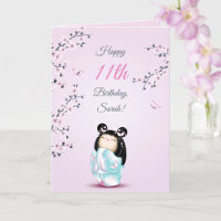 Cherry Blossom Kokeshi Doll | Geestdag meisjes