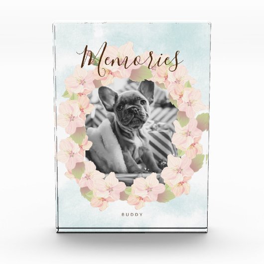 Cherry Blossom Krans Pet Pink Fotoblokken (Voorkant)