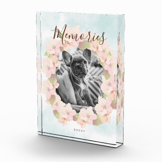 Cherry Blossom Krans Pet Pink Fotoblokken (Rechts)