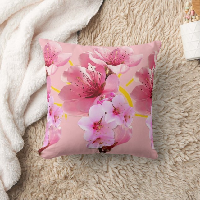 Cherry Blossom Kussen (Deken)