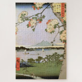 Cherry Blossom Landscape, Hiroshige, Ukiyoe Legpuzzel (Verticaal)