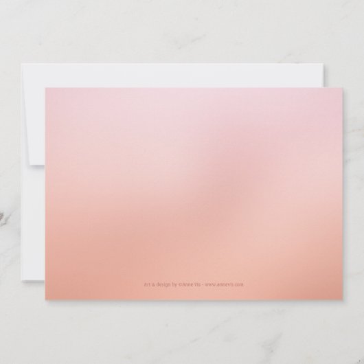 Cherry Blossom Landscape Verloving Invitation Kaart (Achterkant)