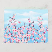 Cherry Blossom Landschap Briefkaart (Voorkant)