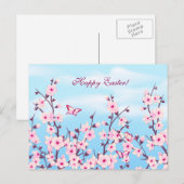 Cherry Blossom Landschap Feestdagenkaart (Voorkant / Achterkant)