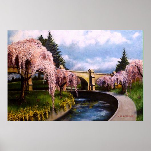 CHERRY BLOSSOM LANE, NJ. POSTER (Voorkant)