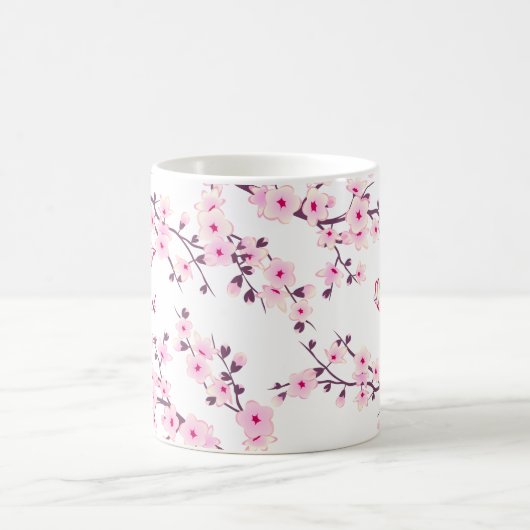 Cherry Blossom left-Hander Monogram Coffee Mok (Center)
