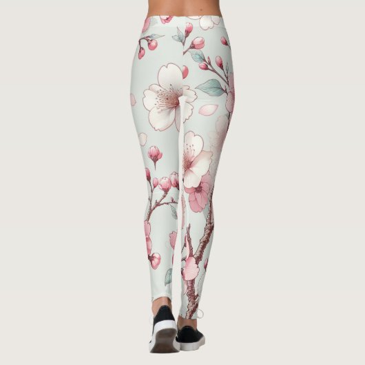 Cherry Blossom Leggings (Achterkant)