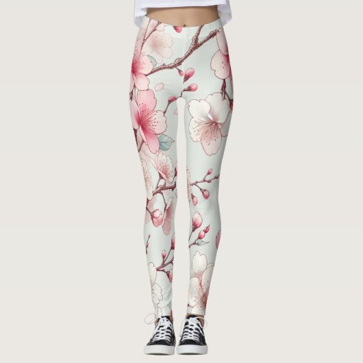 Cherry Blossom Leggings (Voorkant)