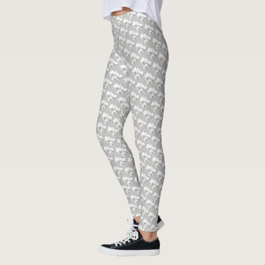 Cherry Blossom Leggings Flower Stretchy Pants (Links)