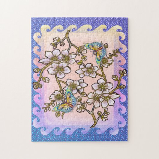 Cherry Blossom Legpuzzel (Verticaal)