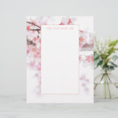 CHERRY BLOSSOM LETTERHEAD BRIEFHOOFD (Staand voorkant)