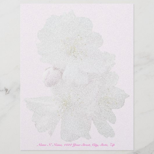 Cherry Blossom Letterhead Stationery Briefhoofd Sjabloon (Voorkant)
