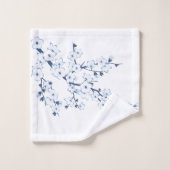 Cherry Blossom Light Blue Bad Handdoek (Wasdoekje)