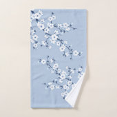 Cherry Blossom Light Blue Bad Handdoek (Handdoek)