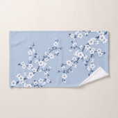 Cherry Blossom Light Blue Bad Handdoek (Handdoek)