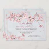 Cherry Blossom Lijst Vrijgezellenfeest Kaart (Voorkant / Achterkant)