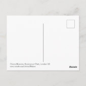 Cherry Blossom London UK Briefkaart (Achterkant)