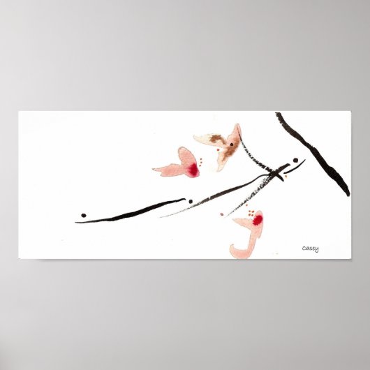 Cherry Blossom Longing Art Print (Voorkant)