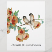  Cherry Blossom Love Bird Mint (Voorkant)