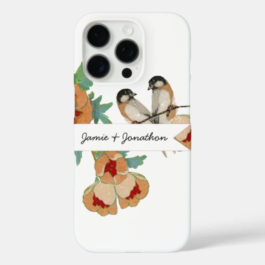  Cherry Blossom Love Bird Mint Case-Mate iPhone Case (Achterkant)