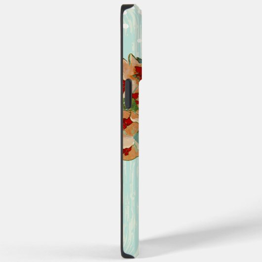  Cherry Blossom Love Bird Mint Case-Mate iPhone Case (Achterkant / Rechts)