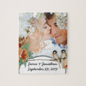  Cherry Blossom Love Bird Mint Legpuzzel (Verticaal)