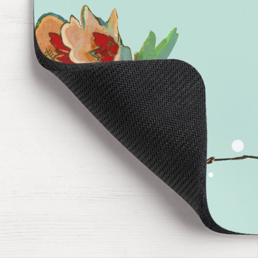  Cherry Blossom Love Bird Mint Muismat (Hoek)