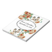  Cherry Blossom Love Bird Mint Notitieblok (Linkerzijde)