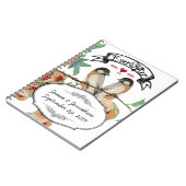  Cherry Blossom Love Bird Mint Notitieboek (Linkerzijde)