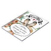  Cherry Blossom Love Bird Mint Notitieboek (Linkerzijde)
