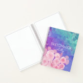 Cherry Blossom Love Spring Energy Wave Sketchbook Notitieboek (Binnen)